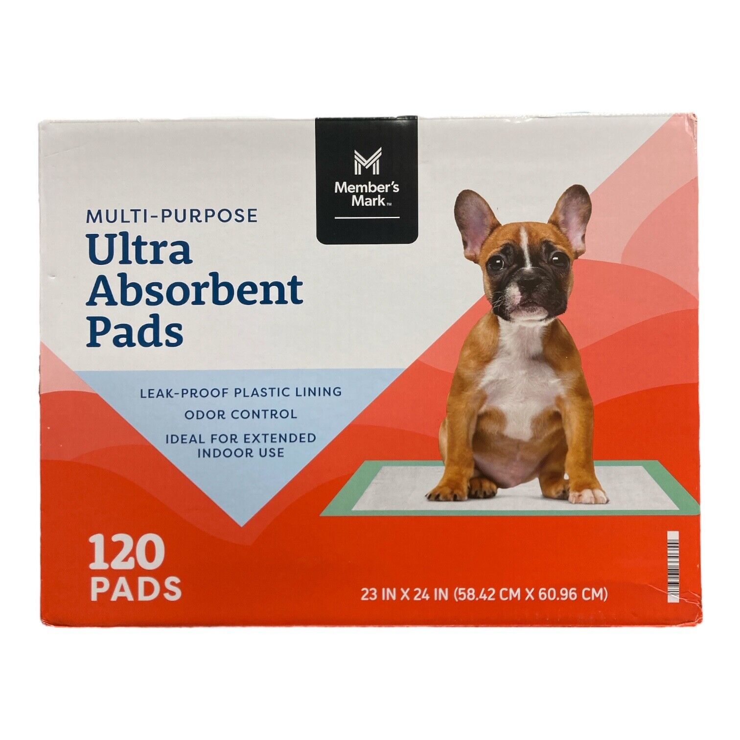 Member's Mark Multipurpose Odor Control Ultra Absorbent Pads, 120 Pads - Bellso